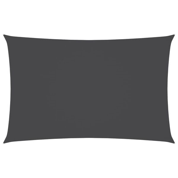 vidaXL Żagiel ogrodowy, tkanina Oxford, prostokątny, 4x7 m, antracyt