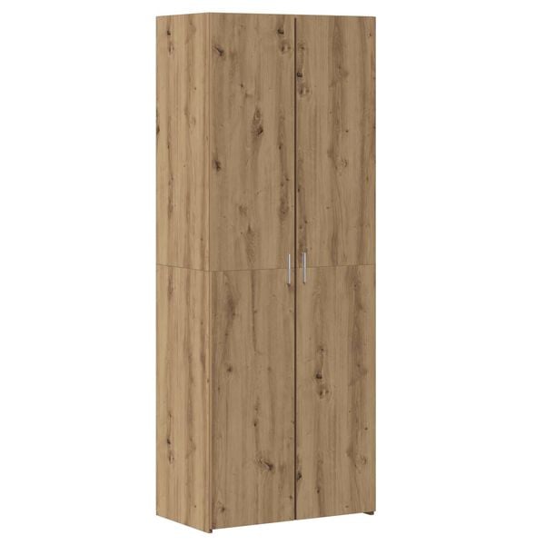 vidaXL Highboard 2 pcs Dąb rzemieślniczy 70 x 42,5 x 185 cm