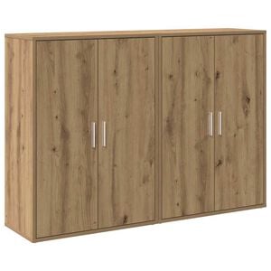 vidaXL Bufet 2 pcs Dąb rzemieślniczy 60 x 31 x 84 cm