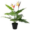 vidaXL Sztuczna roślina Strelitzia zielony 65 x 13 x 55 cm
