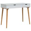 vidaxl Toaletka FAUSKE Biały 100 x 50 x 78 cm