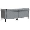 vidaXL Sofa Jasnoszary 182,5 x 74,5 x 74,5 cm Poliester