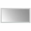 vidaXL Lustro łazienkowe LED przezroczysty 40 x 20 cm szkło hartowane