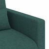 vidaXL Sofa 2 pcs Ciemna zieleń