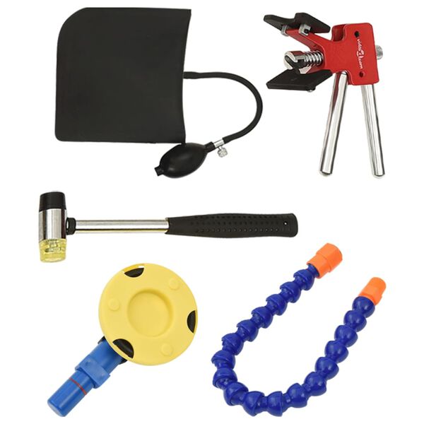 vidaXL 37-elementowy zestaw do usuwania wgnieceń, stal nierdzewna