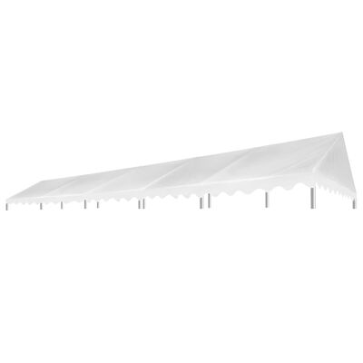 vidaXL Zadaszenie namiotu imprezowego, 5 x 10 m, białe, 450 g/m²