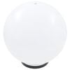 vidaXL Lampy ogrodowe LED, 4 szt., kuliste, 40 cm, PMMA