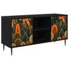 vidaXL Szafka pod telewizor ZAANDAM 102 x 33 x 51 cm Czarny dąb
