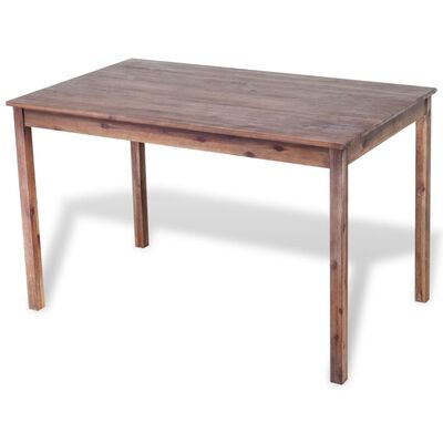 vidaXL Stół z drewna akacjowego do jadalni 120x70x75 cm