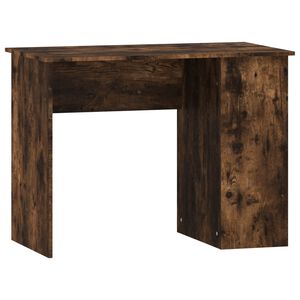vidaXL Biurko, przydymiony dąb, 100x55x75 cm, materiał drewnopochodny