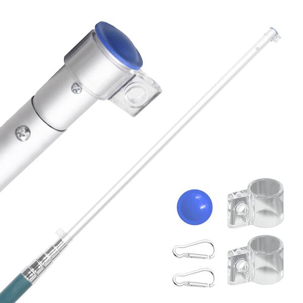 vidaXL Flaga Polski z masztem, 5,5 m, aluminium