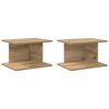vidaXL Stolik nocny 2 pcs Dąb rzemieślniczy 40 x 30 x 25 cm