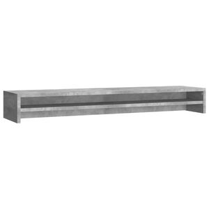vidaXL Podstawka pod monitor, betonowy szary, 100x24x13 cm