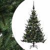 vidaXL Sztuczna choinka z bombką 120 cm 150 LED Ciepła biel