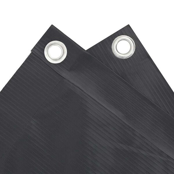 vidaXL Osłona balkonowa, antracytowa, 400x90 cm, PVC