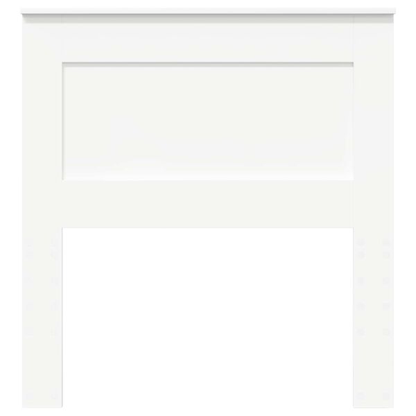 vidaXL Zagł&oacute;wek Z zagł&oacute;wkiem Biały 100 cm Materiał drewnopochodny