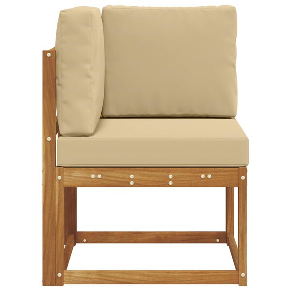 vidaXL Sofa narożna na zewnątrz Lite Drewno Akacji