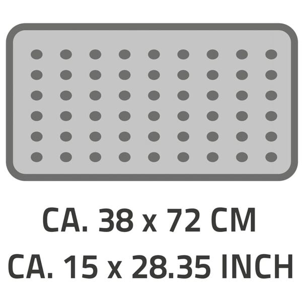 RIDDER Antypoślizgowa mata łazienkowa Plattfu&szlig;, 72x38 cm, 67063