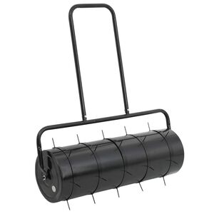 vidaXL Zielony wałek do trawnika z zaciskami aeratora &Oslash; 30 x 90 cm