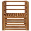 vidaXL Zestaw sof na zewnątrz Naturalny 67 x 63 x 73 cm