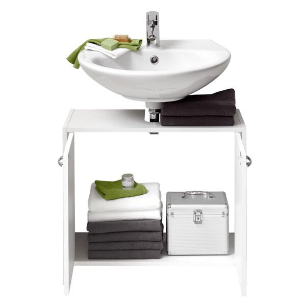 FMD Szafka pod umywalkę, 63,7x28,1x55 cm, biała