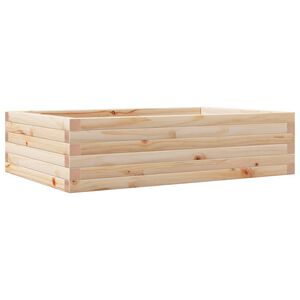 vidaXL Donica ogrodowa, 90x60x23 cm, lite drewno sosnowe