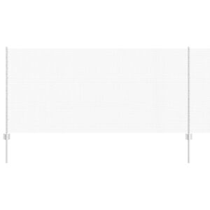 vidaXL Ogrodzenie z słupkiem Srebrny 1 x 10 m Stal