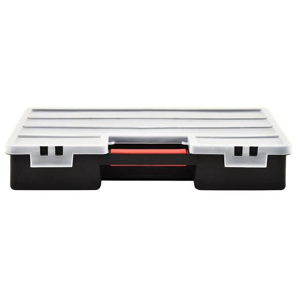 vidaXL Pudełka asortymentowe 2 szt. z regulowanymi przegródkami