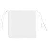 vidaXL Poduszki na siedziska 4 pcs Biały 40 x 40 x 3 cm tkanina