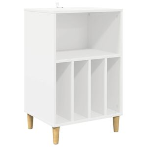 vidaXL Stojak na gramofon Biały 47 x 39,5 x 74,5 cm