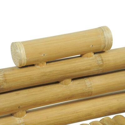 vidaXL Rama łóżka, bambusowa, 140 x 200 cm