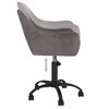 vidaXL Obrotowe krzesła stołowe, 6 szt., ciemnoszare, aksamitne