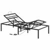 vidaXL Elektro Regulowany Stelaż Ł&oacute;żka Czarny 200 x 80 x 33,5 cm Stal