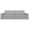 vidaXL Sofa Bed 200cm Szary chmur tkanina