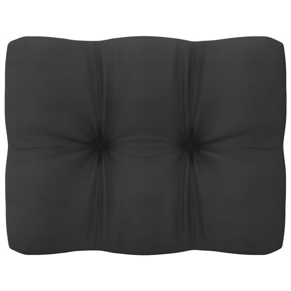 vidaXL 4-osobowa sofa ogrodowa z poduszkami, lite drewno sosnowe