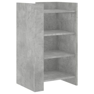 vidaXL Szafka, szarość betonu, 45x35x75 cm, materiał drewnopochodny