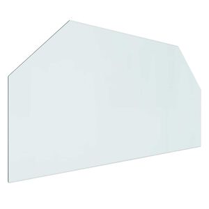 vidaXL Szklana płyta kominkowa przezroczysty 100 x 50 cm Szkło