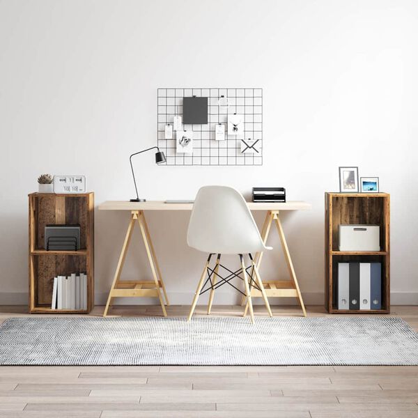 vidaXL Zestaw szafek RTV 2 pcs Stare drewno 37 x 35 x 72 cm