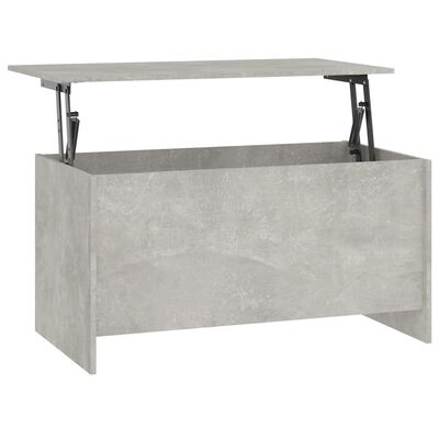 vidaXL Stolik kawowy, szarość betonu, 102x55,5x52,5 cm