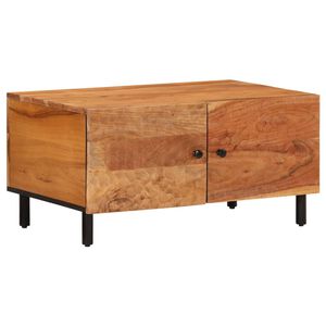 vidaXL Stolik kawowy, 80x50x40 cm, lite drewno akacjowe