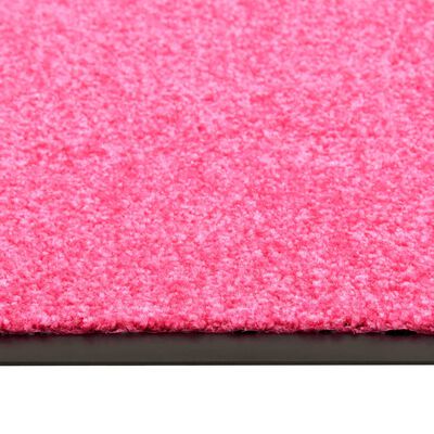 vidaXL Wycieraczka z możliwością prania, różowa, 120 x 180 cm