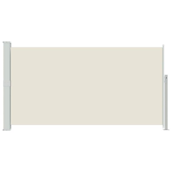 vidaXL Wysuwana markiza boczna na taras, 170 x 300 cm, kremowa