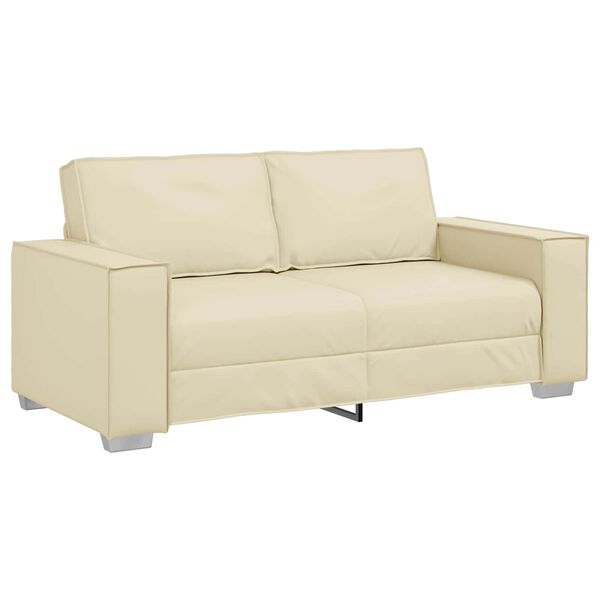 vidaXL Sofa Kremowy 180 x 78 x 84 cm tkanina