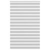 vidaXL Roleta zebra, jasnoszara, szerokość tkaniny 45,9 cm, poliester