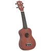 vidaXL Ukulele sopranowe z pokrowcem, dla dzieci, naturalne, 21"