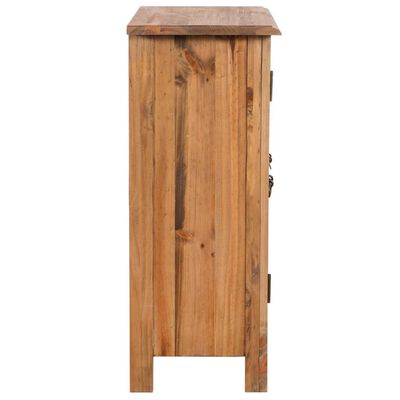 vidaXL Szafka do łazienki, lite drewno sosnowe, 59x32x80 cm
