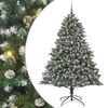 vidaXL Sztuczna choinka Zielony 180 cm PVC, plastik i stal