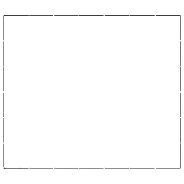 vidaXL Kojec zewnętrzny dla psa stalowy, 38,71 m&sup2;