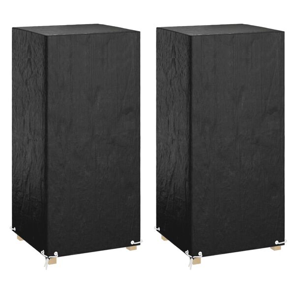 vidaXL Pokrowce na krzesła ogrodowe, 2 szt., 8 oczek, 75x70x140 cm, PE