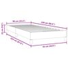 vidaXL Ł&oacute;żko typu Box Spring bez materaca Ciemnozielone 90x220 cm
